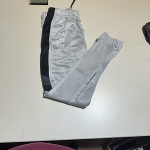 Youth XL Gray and Black Athletic Pants